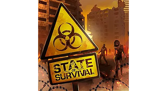 The logo for the company State of Survival: Survive the Zombie Apocalypse.