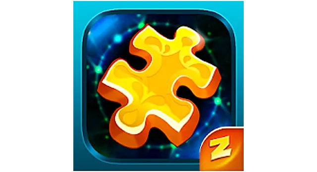 The logo for the company Magic Jigsaw Puzzles.
