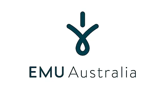 The logo for the company EMU Australia.