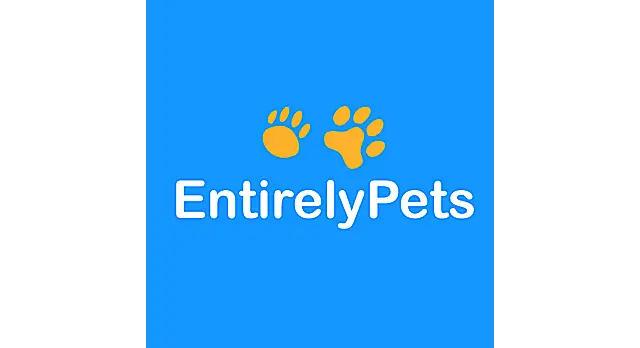 The logo for the company EntirelyPets.