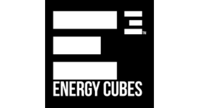 The logo for the company E3 Energy Cubes.