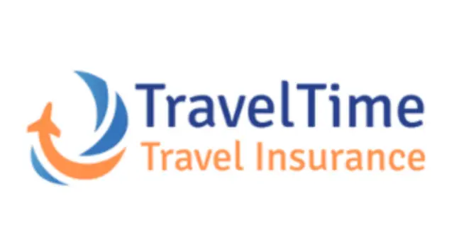 The logo for the company TravelTime Travel Insurance.