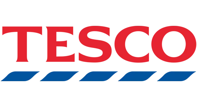 The logo for the company Tesco Groceries.