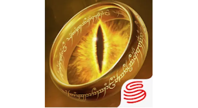 The logo for the company Lord of the Rings: Rise to War.