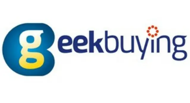 The logo for the company Geekbuying.