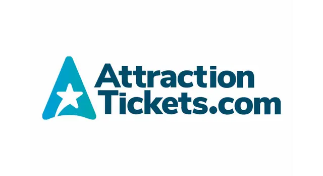 The logo for the company AttractionTickets.com.