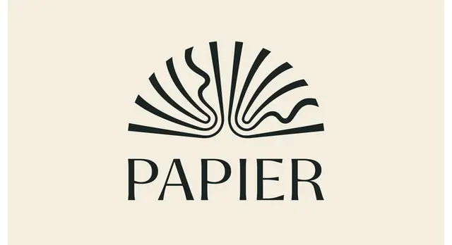 The logo for the company Papier.