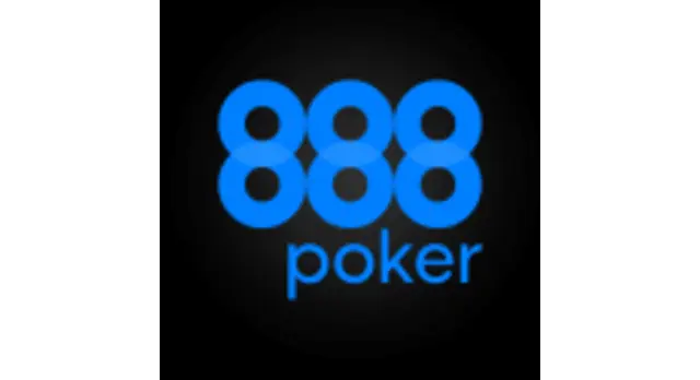 The logo for the company 888 Poker.