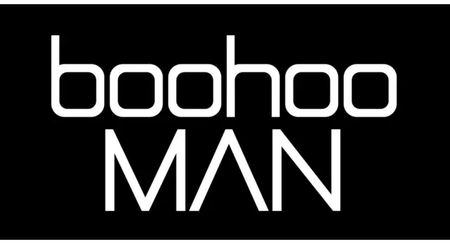 The logo for the company BoohooMAN.