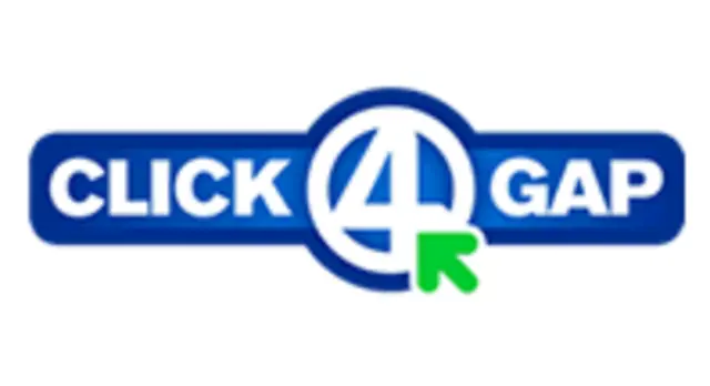 The logo for the company Click4gap.
