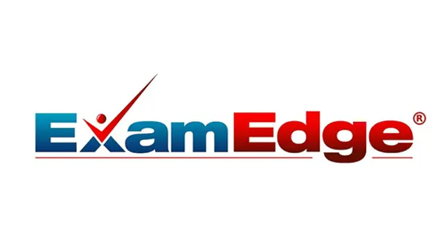 The logo for the company Exam Edge.