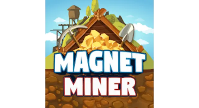 The logo for the company Magnet Miner.