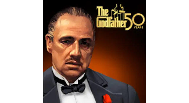 The logo for the company The Godfather: Family Dynasty.