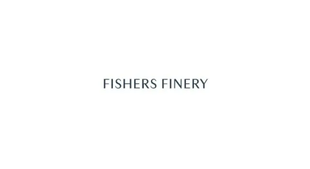 The logo for the company Fishers Finery.