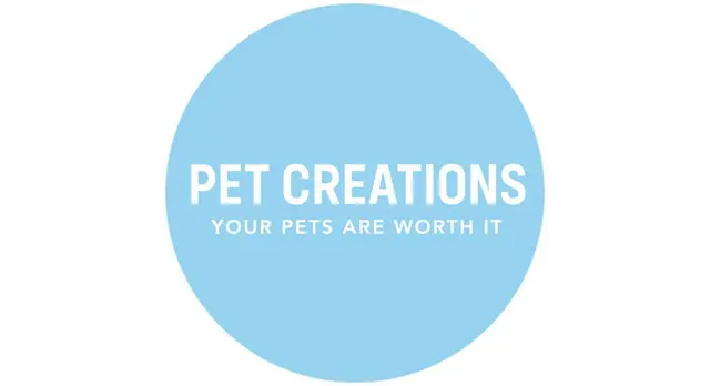 The logo for the company Pet Creations.
