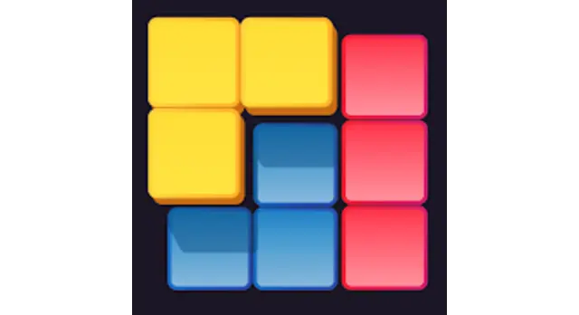 The logo for the company Block King - Woody Puzzle Game.