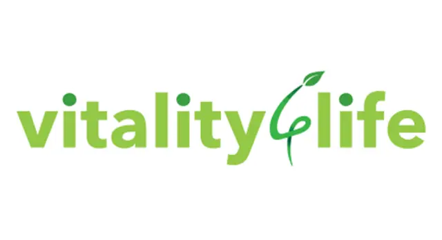 The logo for the company Vitality 4 Life.