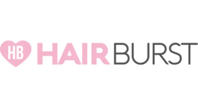 The logo for the company Hair Burst.