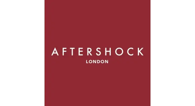 The logo for the company Aftershock London.