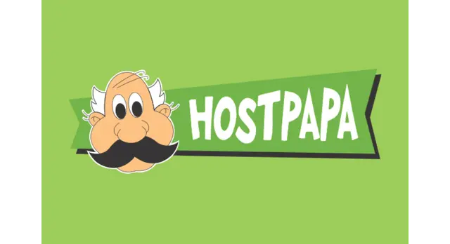 The logo for the company HostPapa.
