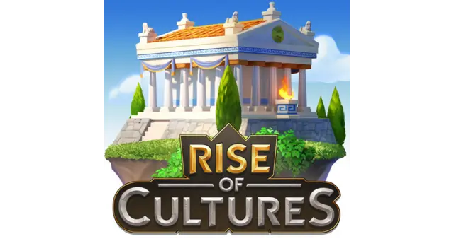 The logo for the company Rise of Cultures.