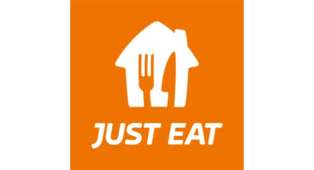 The logo for the company Just Eat.