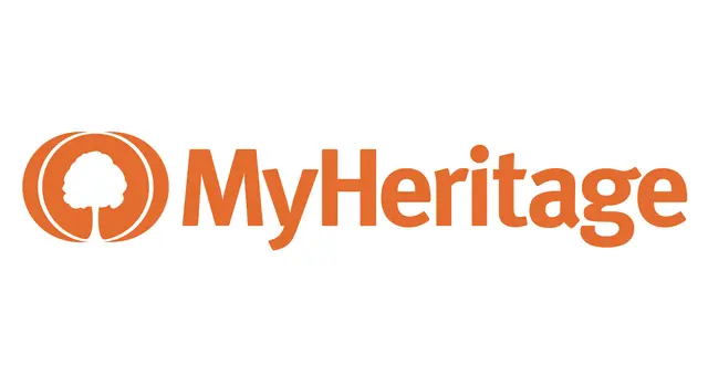 The logo for the company MyHeritage.