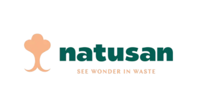 The logo for the company Natusan.