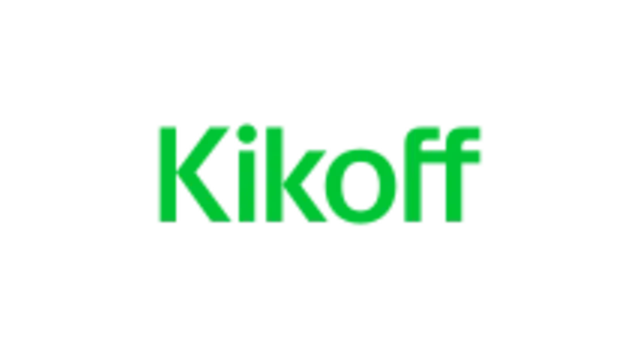 The logo for the company Kikoff.