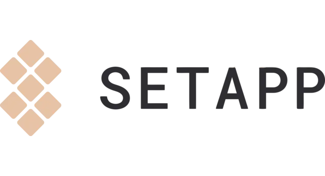 The logo for the company Setapp.