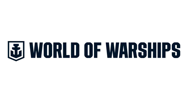 The logo for the company World of Warships.