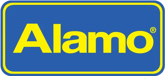 The logo for the company Alamo.