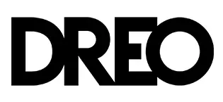 The logo for the company Dreo.