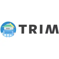 The logo for the company TRIM Financial Manager.