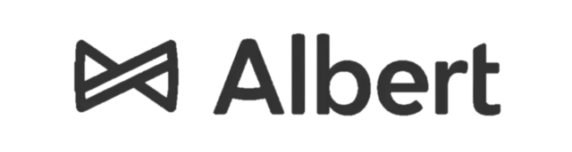 The logo for the company Albert.