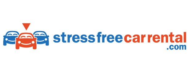 The logo for the company Stressfreecarrental.com.
