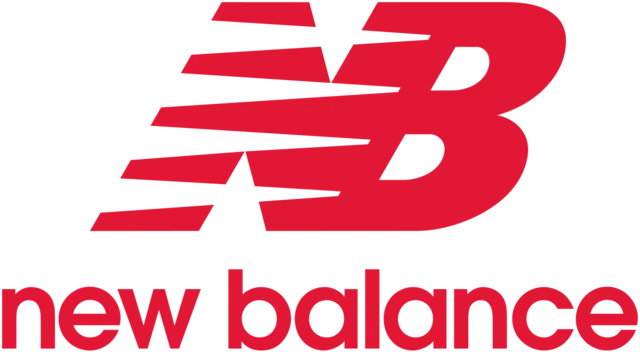The logo for the company New Balance.