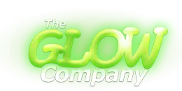 The logo for the company The Glow Company.