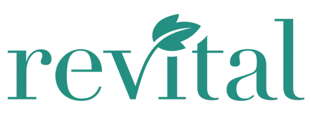 The logo for the company Revital.