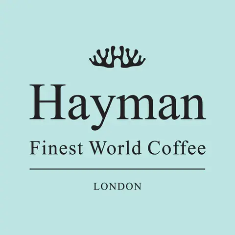 The logo for the company Hayman Coffee.