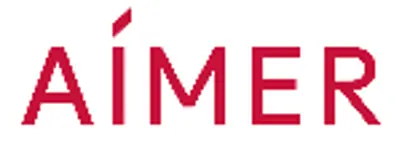 The logo for the company Aimer.