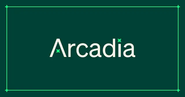 The logo for the company Arcadia.