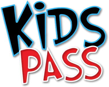 The logo for the company Kids Pass.