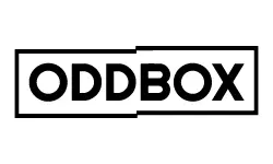 The logo for the company Oddbox.