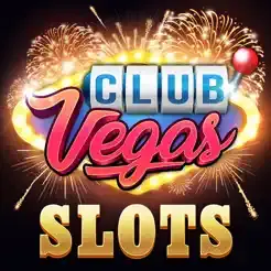The logo for the company Club Vegas Slots.