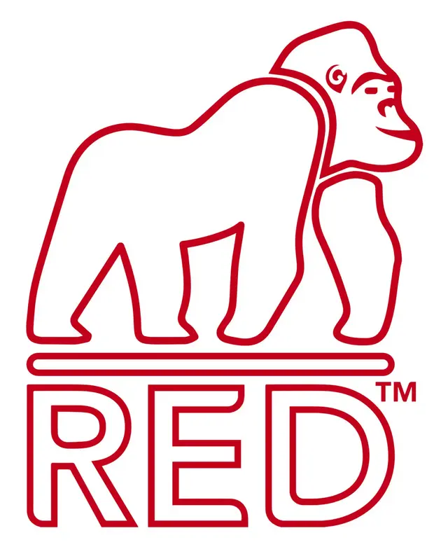 The logo for the company Red Gorilla International.