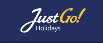 The logo for the company Just Go! Holidays.
