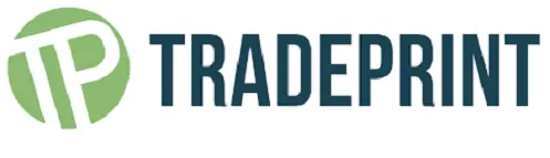 The logo for the company Tradeprint.