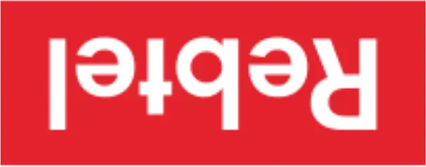 The logo for the company Rebtel.