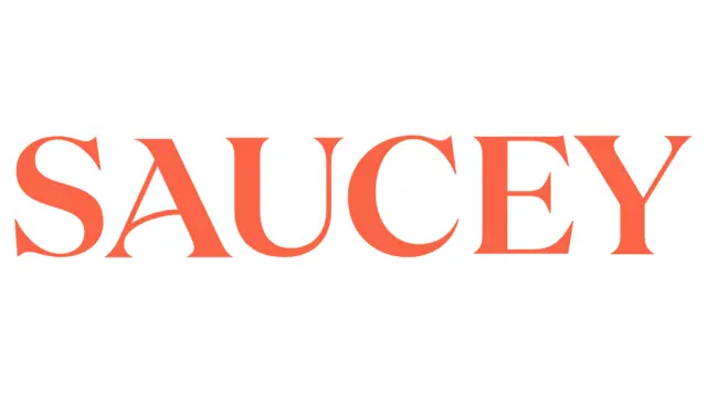 The logo for the company Saucey.